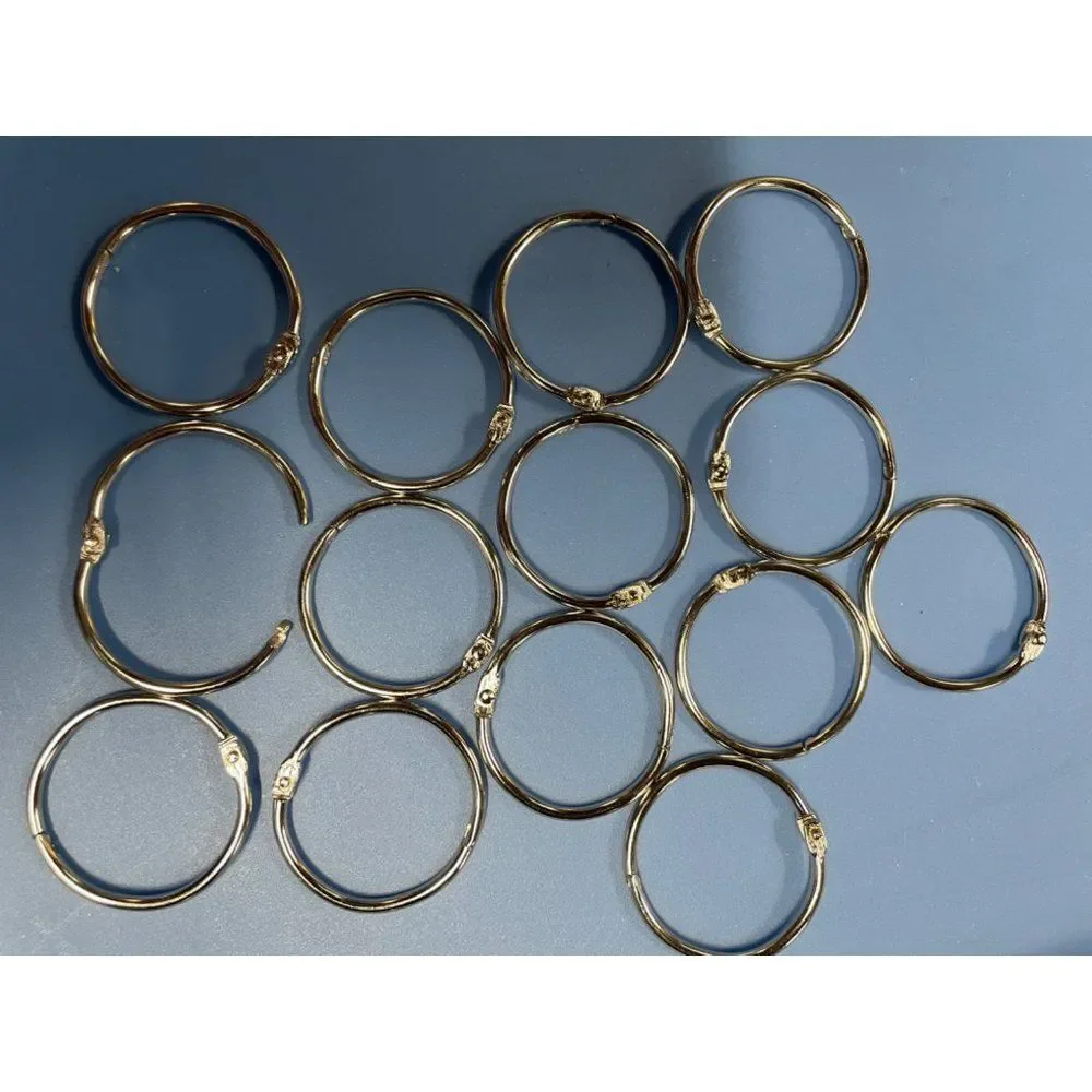 Curtain rings 2 packs of shower curtain, key ring, binder, etc. NEW